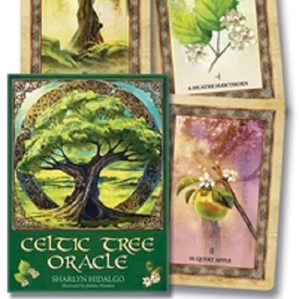 Celtic Tree Oracle Cards, gift, beginner deck, deck and guidebook, nature, New